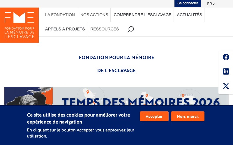 Fondation Mémoire de l'Esclavage
