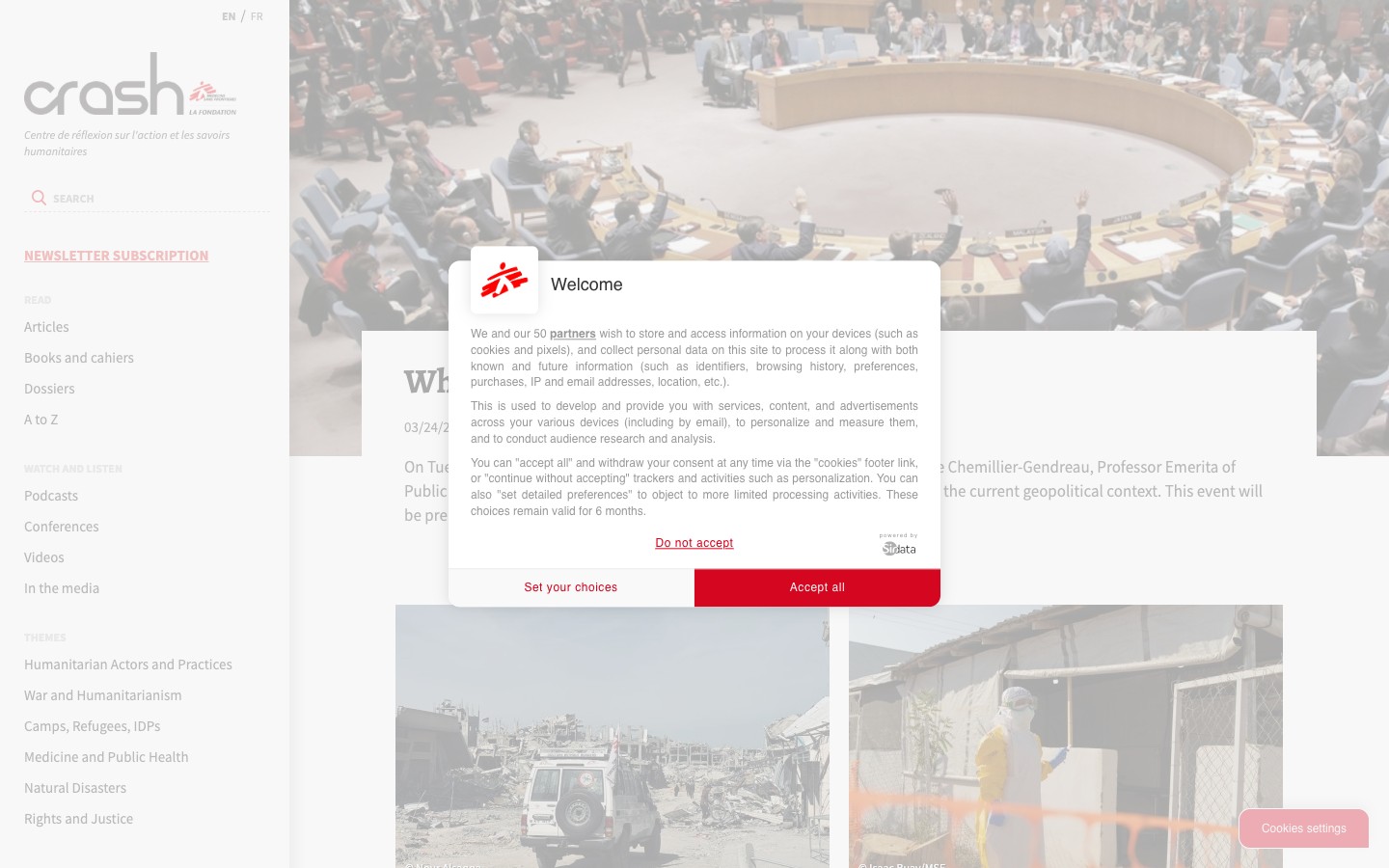 Médecins Sans Frontières — CRASH